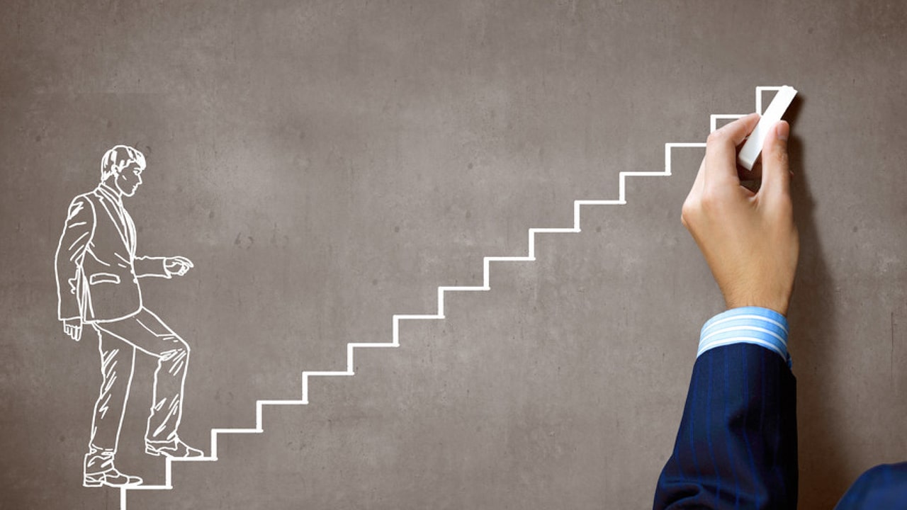 Career growth illustration